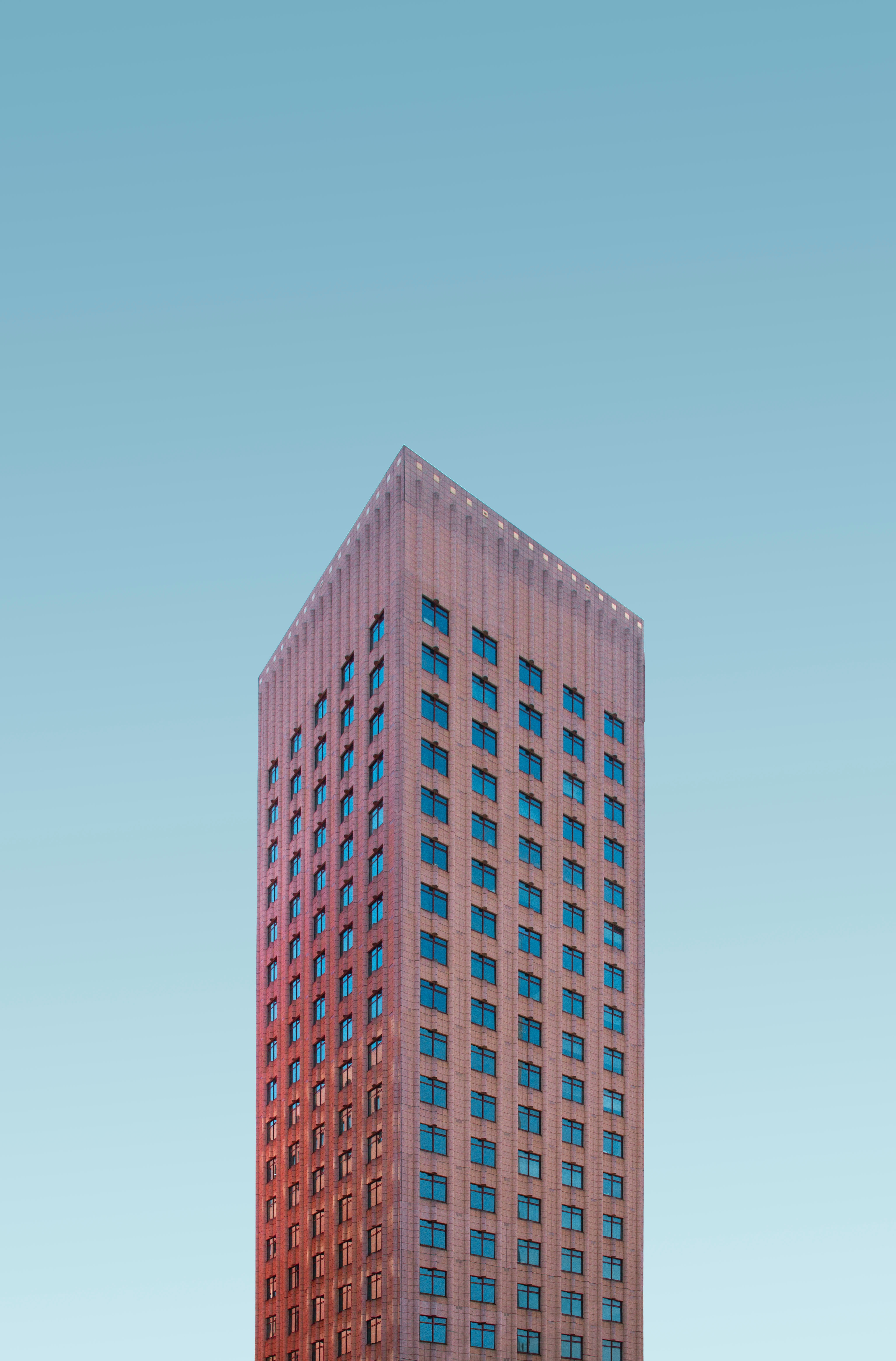 A building with slightly dull bg